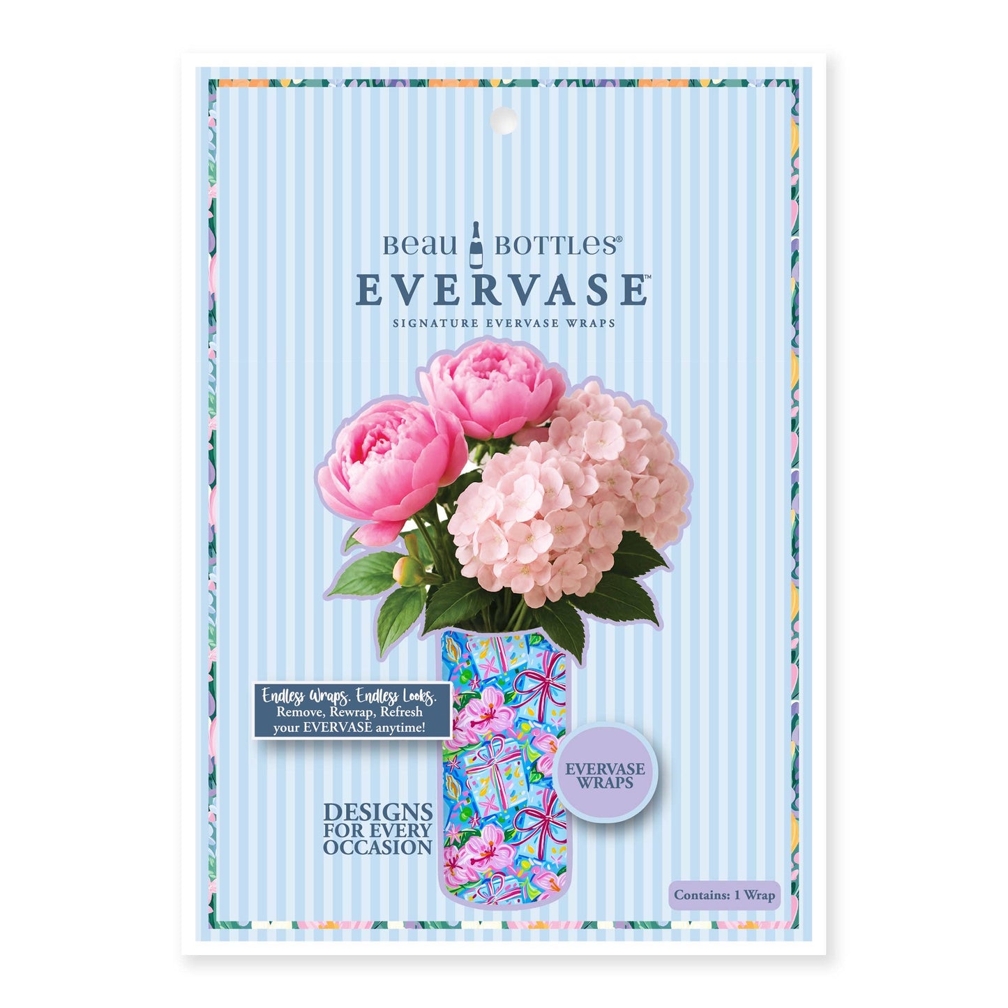 EVERVASE Wrap- Happy Birthday Brushed Presents