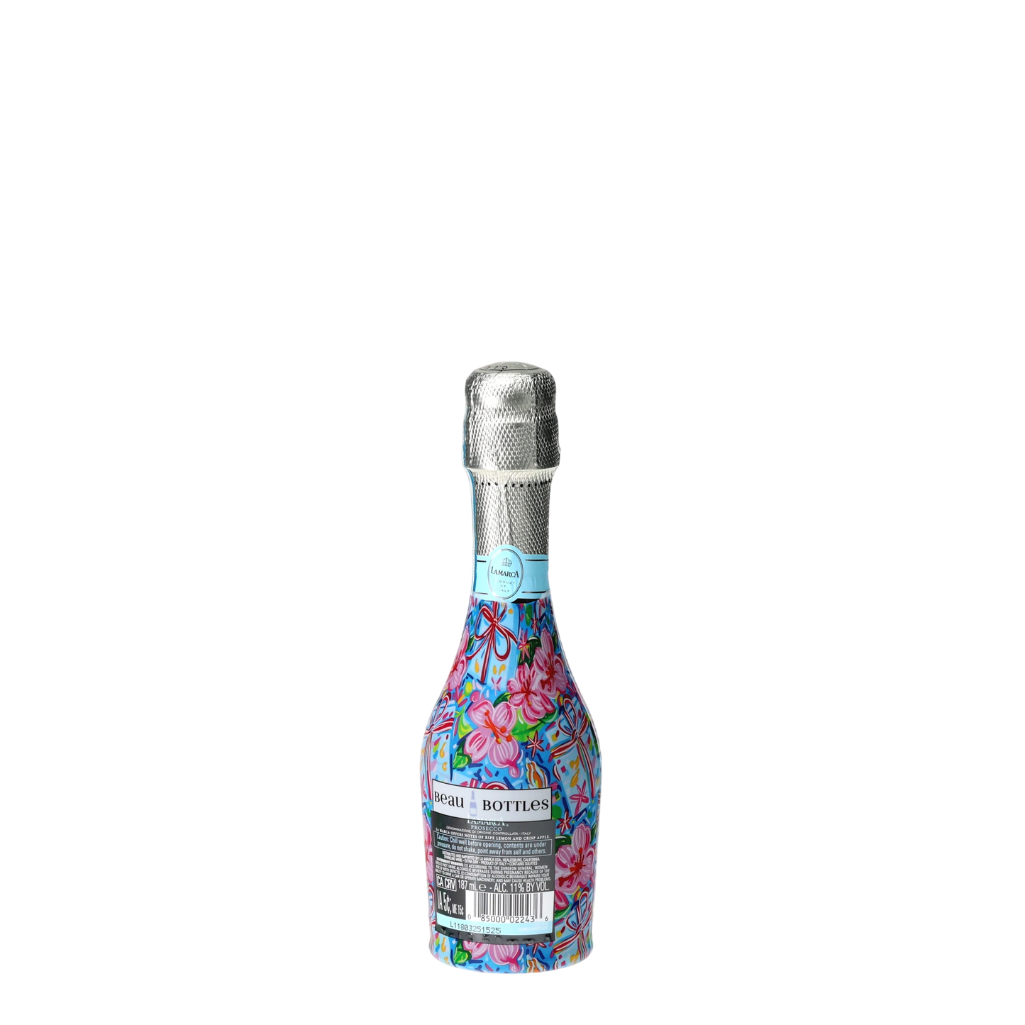 Beau Bottles Happy Birthday Brushed Presents - MINI Prosecco Collection - Set of 6 (Wraps Only)