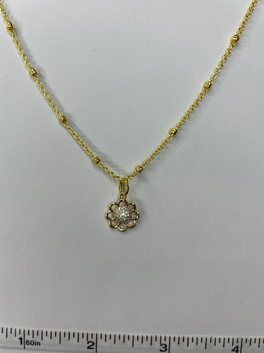 Medium Crystal Flower Charm Origami Owl