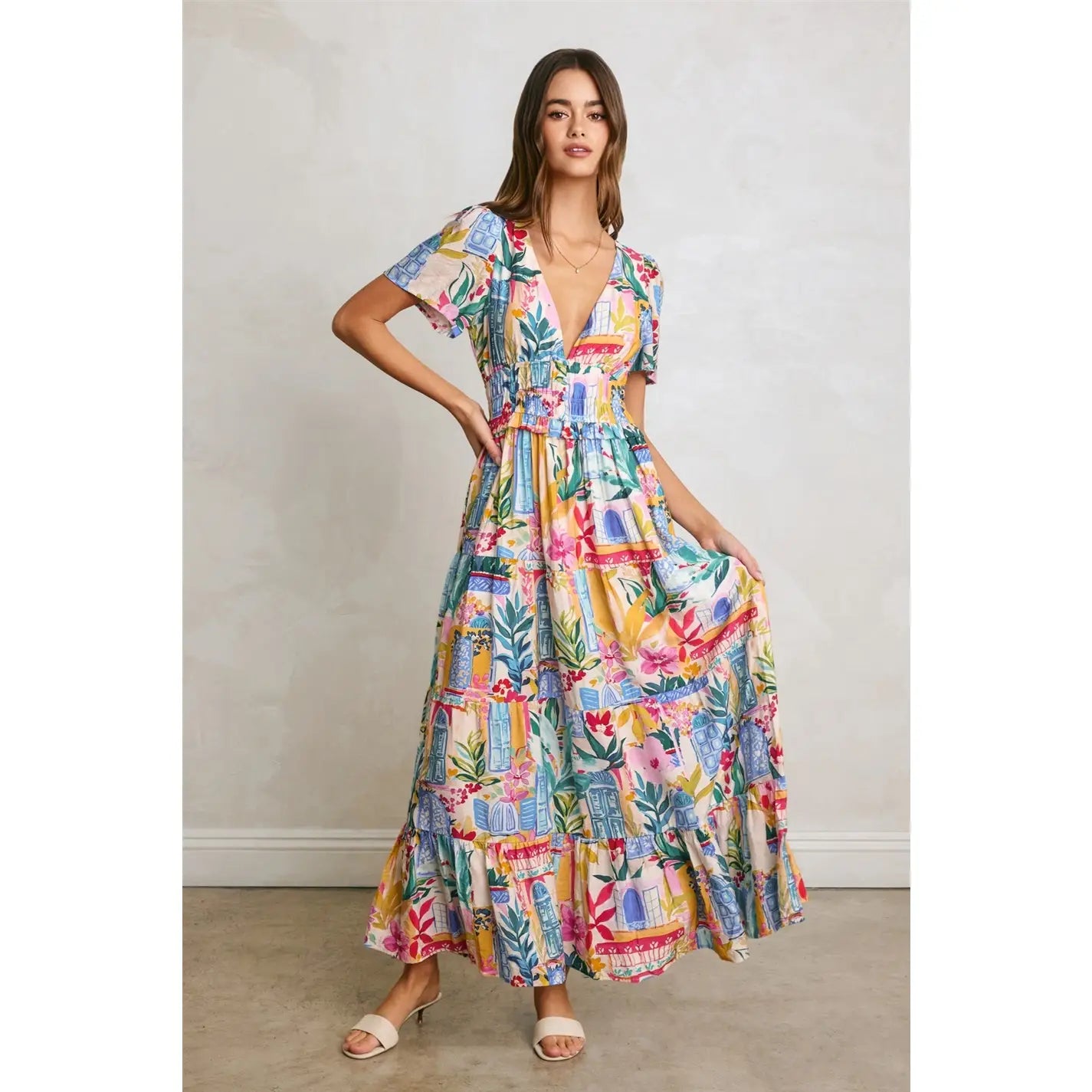 Summer Tiered Maxi Dress