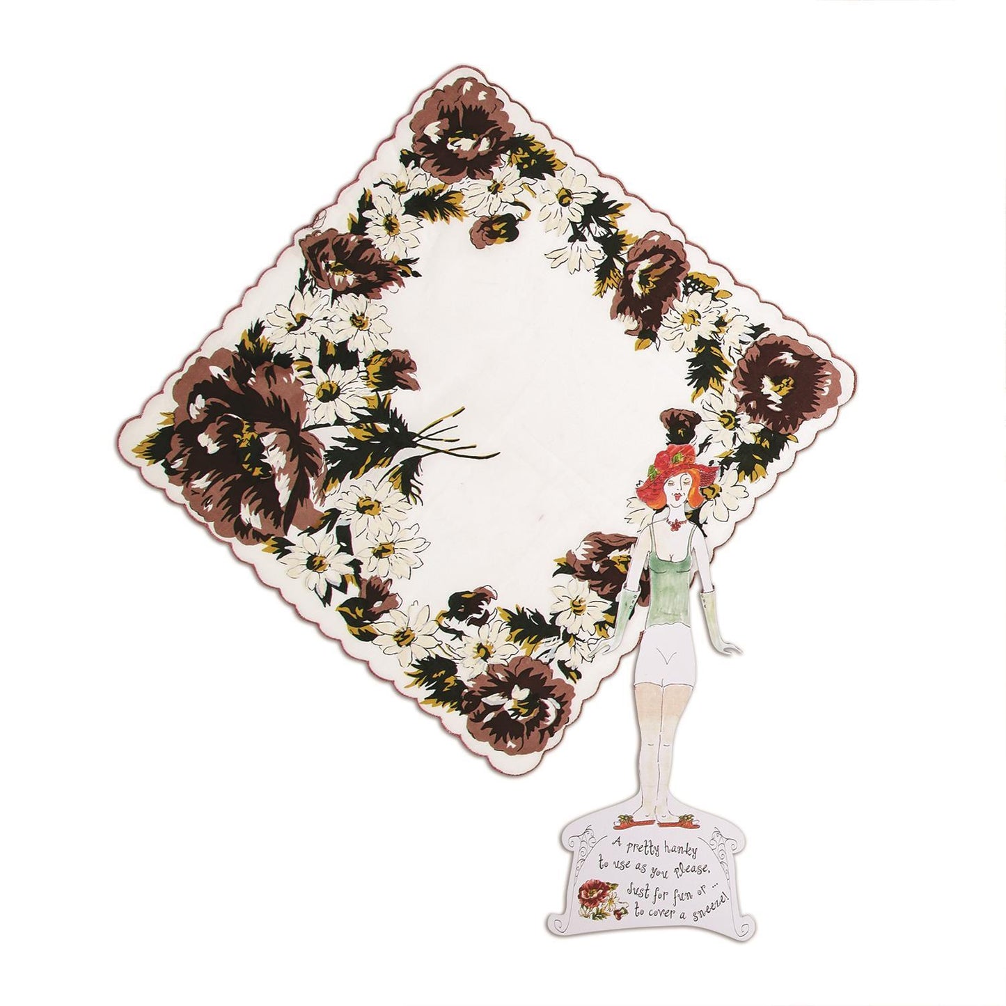 Handkerchief Greetings Card with Envelope