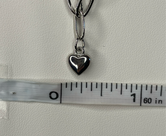 Small Puffer Heart Charm The Charm Bar Company