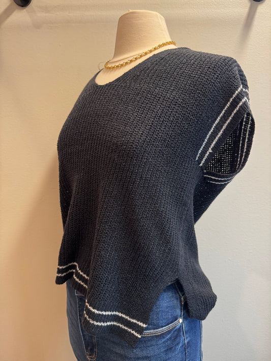 Lightweight Knit V-Neck Sweater Vest Top