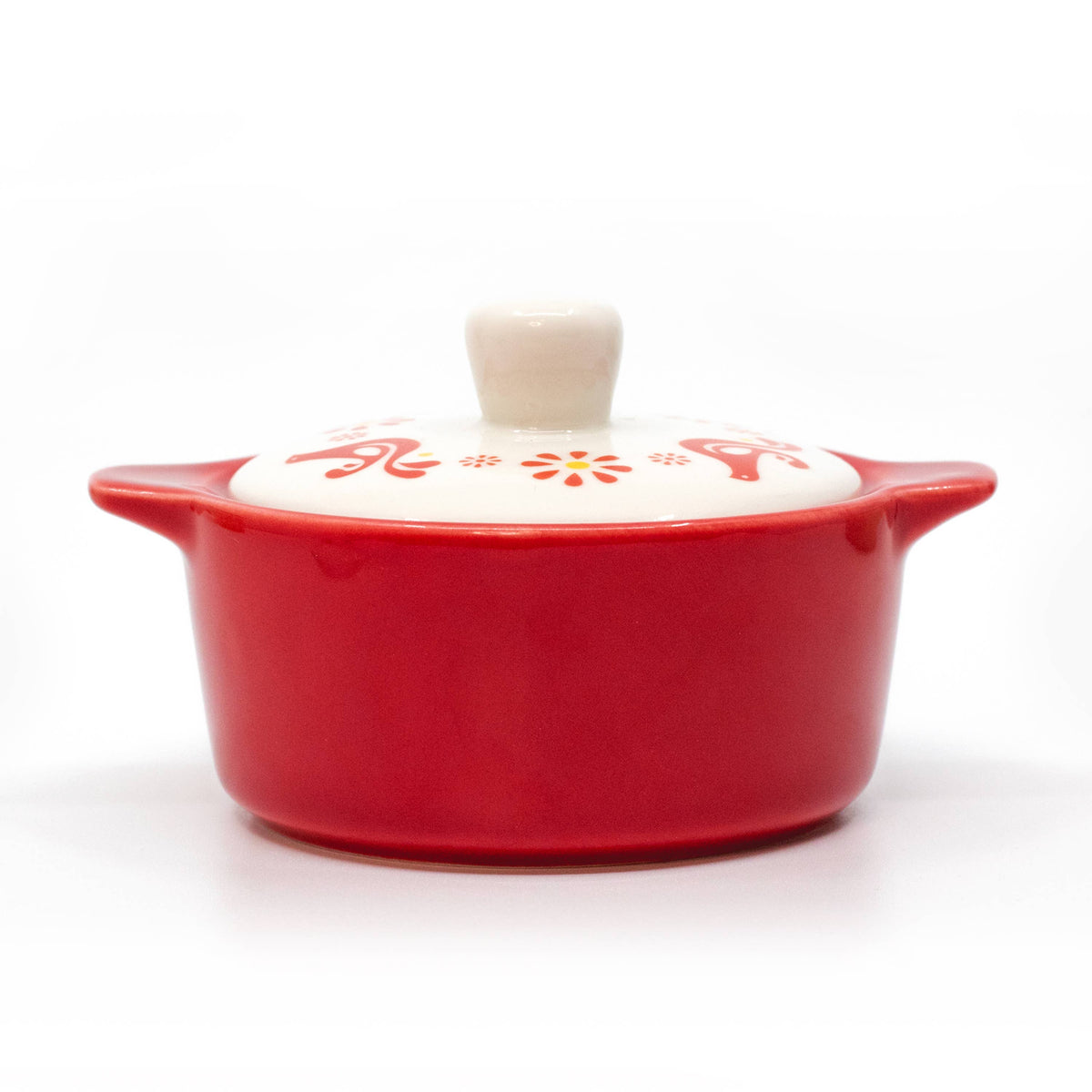 Pyrex-Inspired Friendship Casserole Ceramic Trinket Box