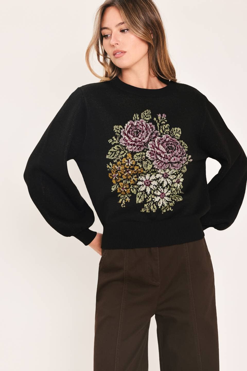Sweater knit top