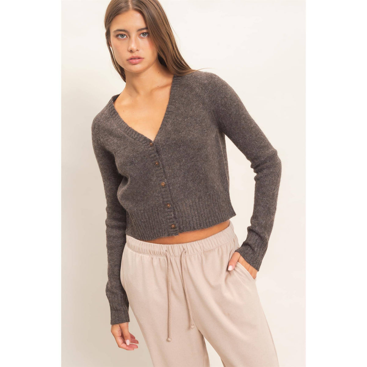 V-Neck Cardigan