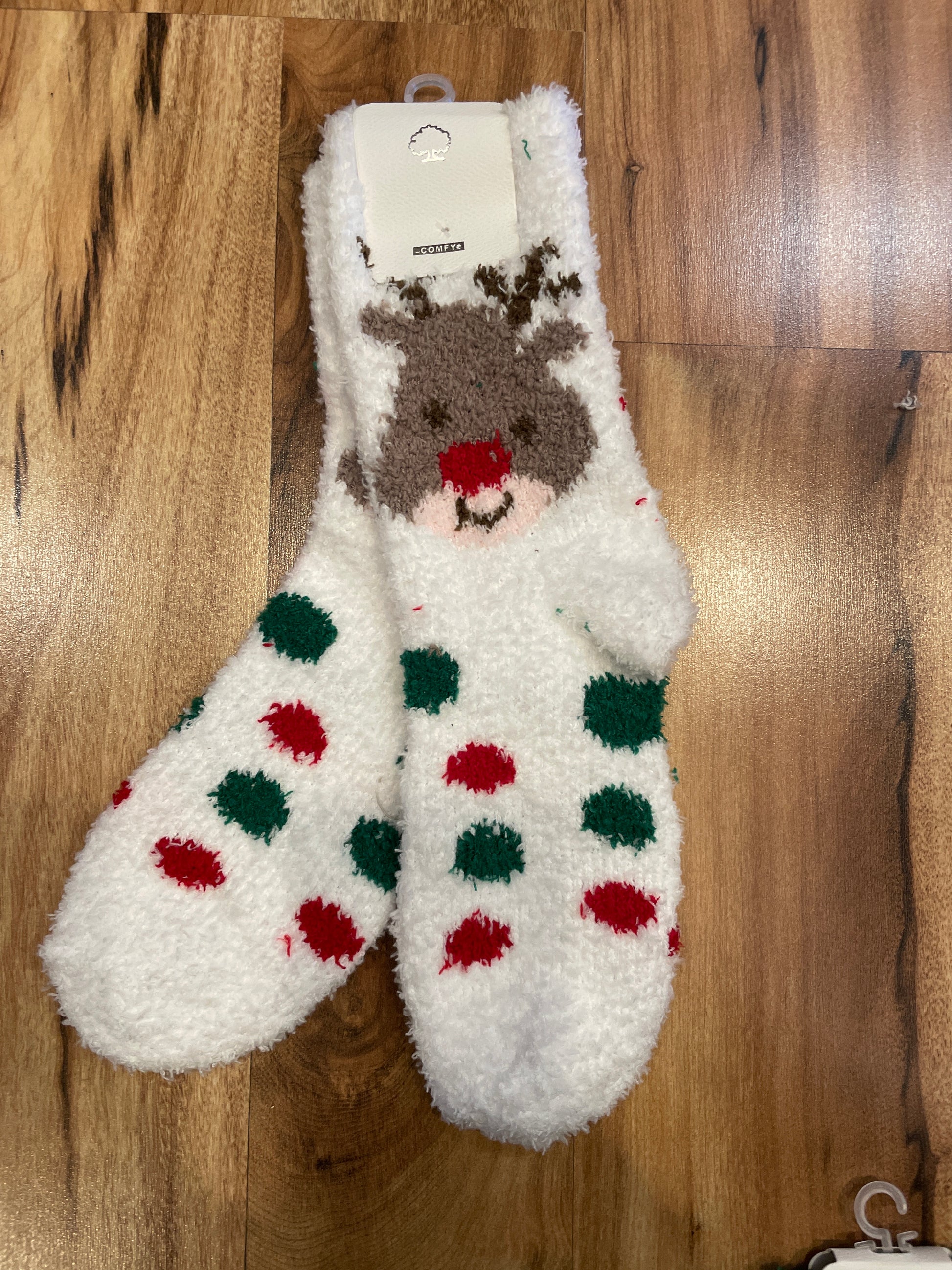 Christmas Fuzzy Socks Joia Accessories