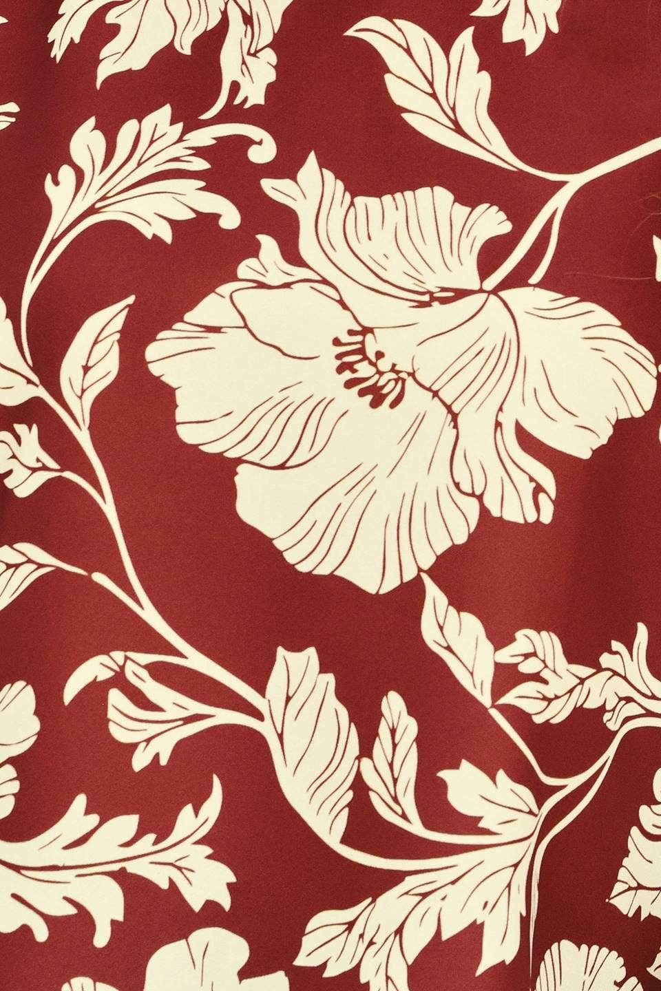 Printed woven top