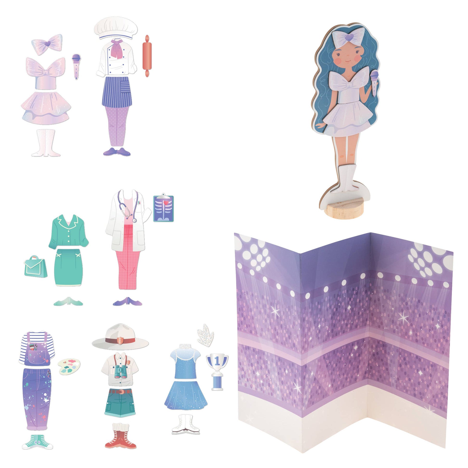 Magnetic Dress-Up Dolls Stephen Joseph Gifts