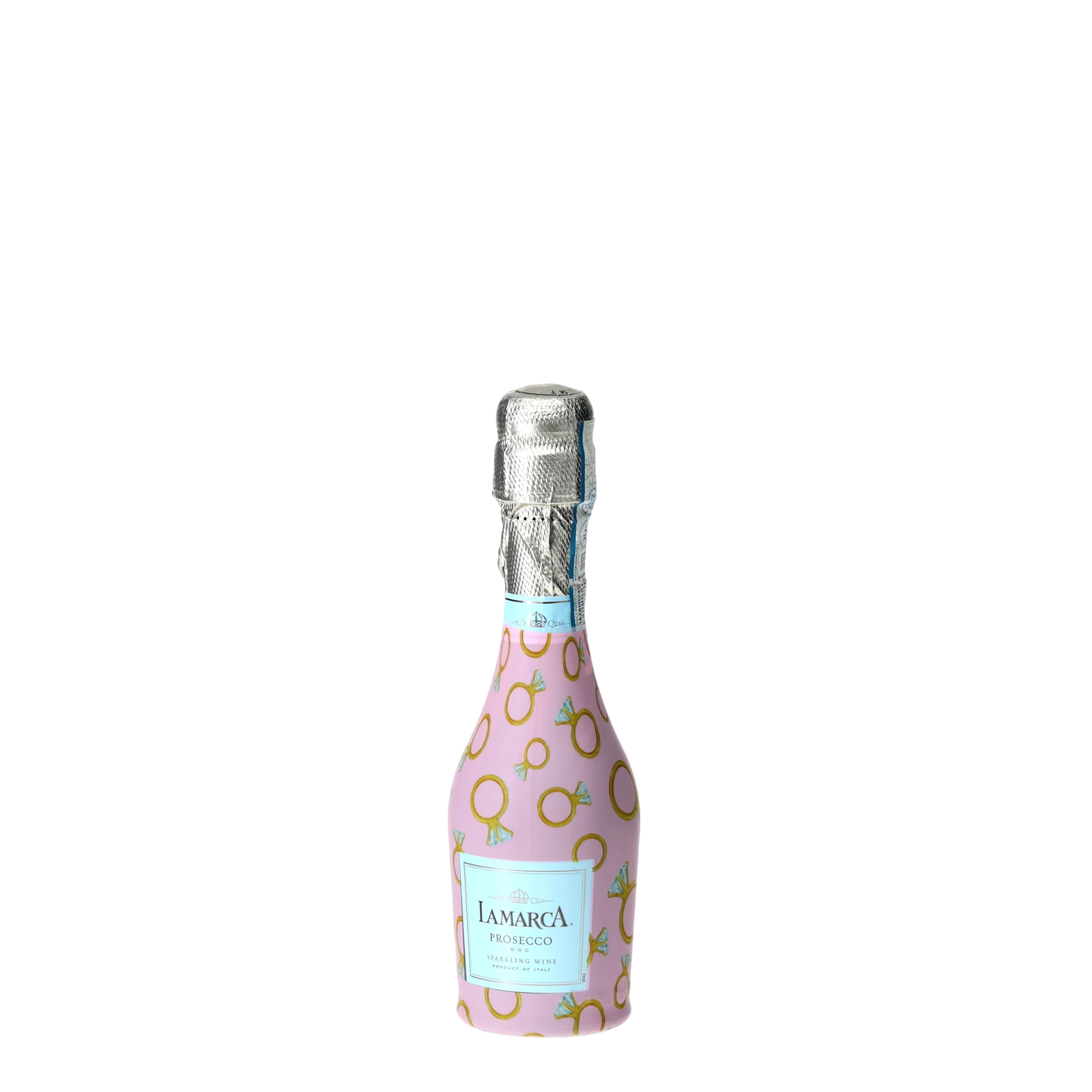 Beau Bottles Pink Engagement Ring - MINI Prosecco Collection - Set of 6 (Wraps Only)
