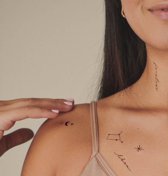 Zodiac Collection: Air Signs Temporary Tattoo Pack INKED by Dani