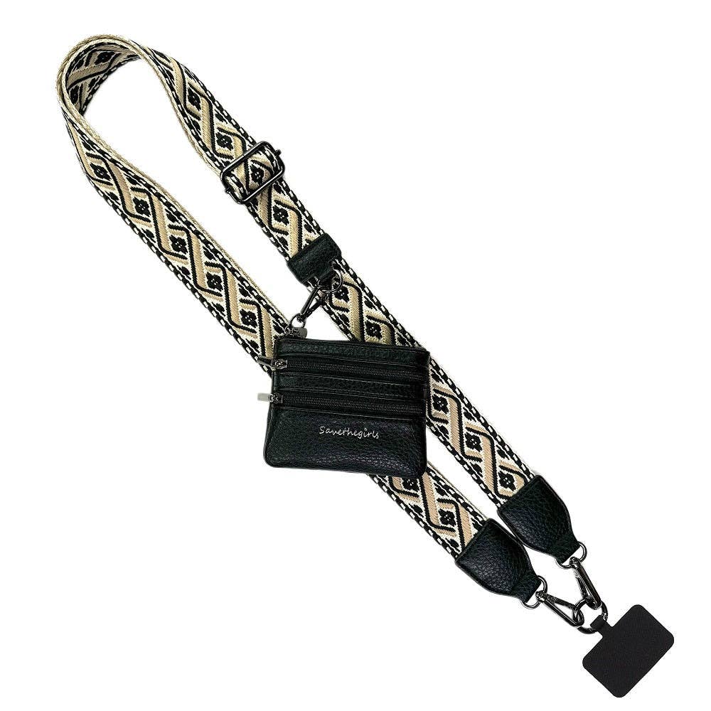 Clip & Go Strap w/Zippered Pouch XOXO (Shipping Feb 20)