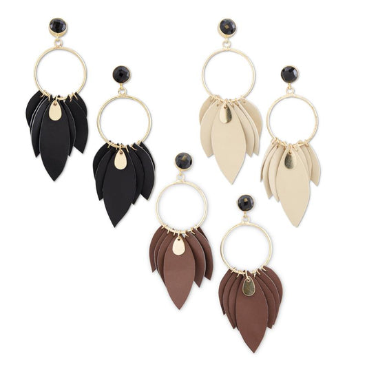Warm Tone Petal Earring K&K Interiors