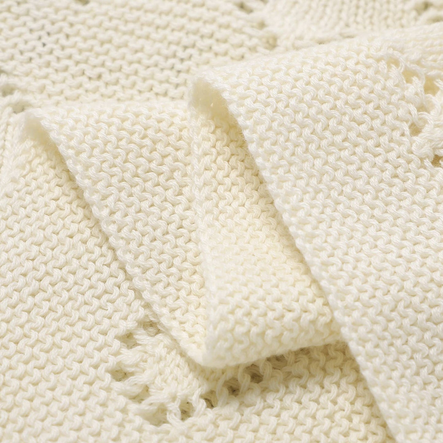 100% Luxury Cotton Receiving Swaddle Baby Blanket - Heart Bleu La La