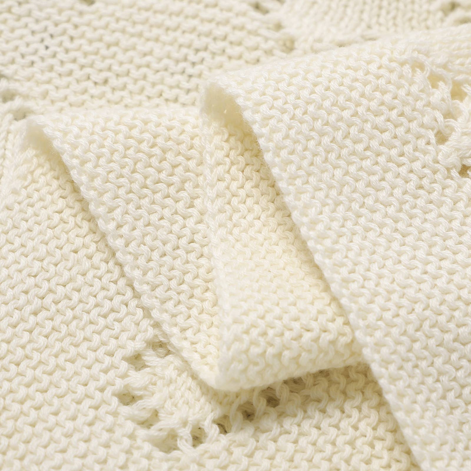 100% Luxury Cotton Receiving Swaddle Baby Blanket - Heart Bleu La La