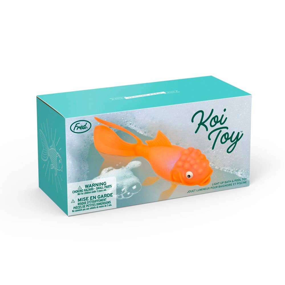Koi Toy - Light-Up Goldfish - Bath & Pool Toy Fred & Friends