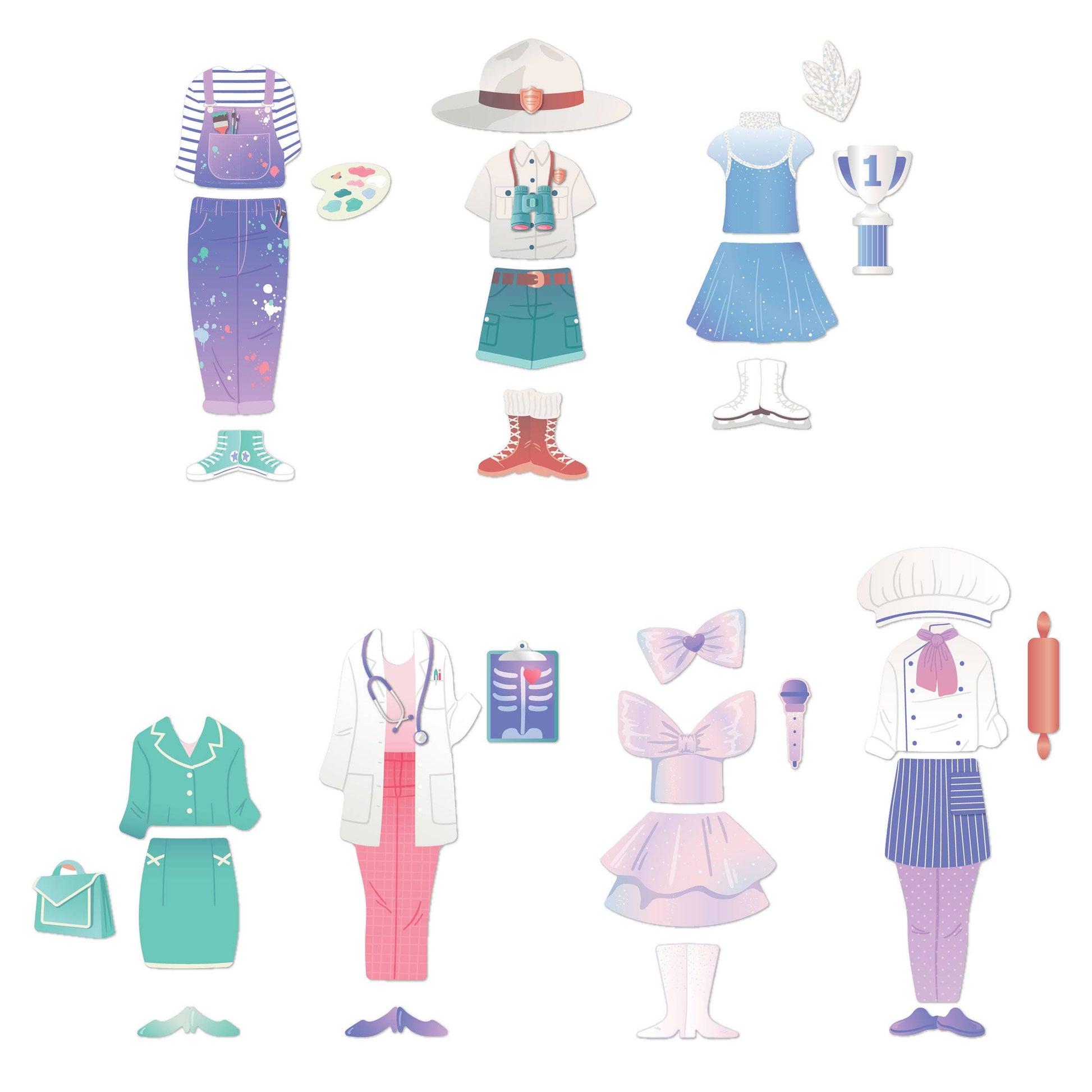 Magnetic Dress-Up Dolls Stephen Joseph Gifts