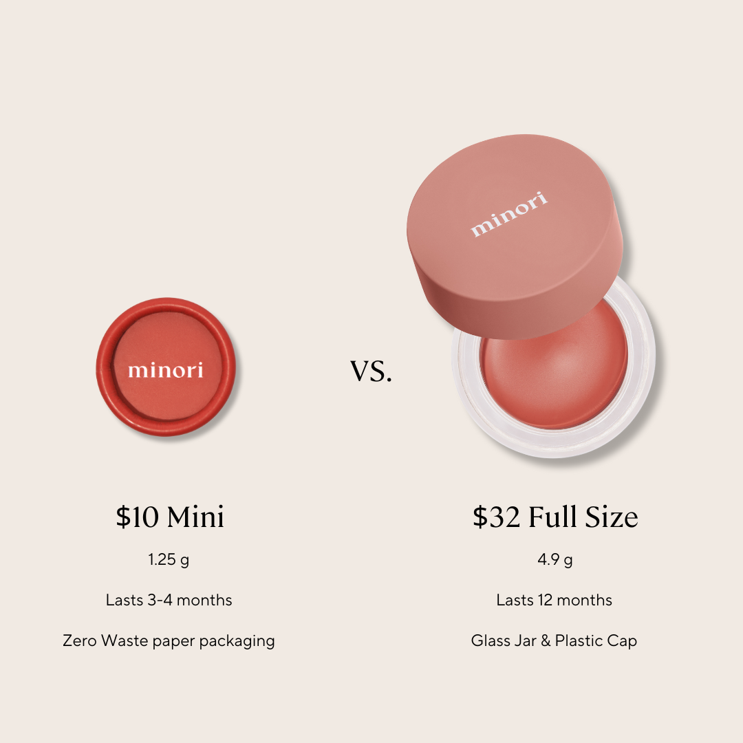 Zero Waste Cream Blush Mini - Scarlet Minori