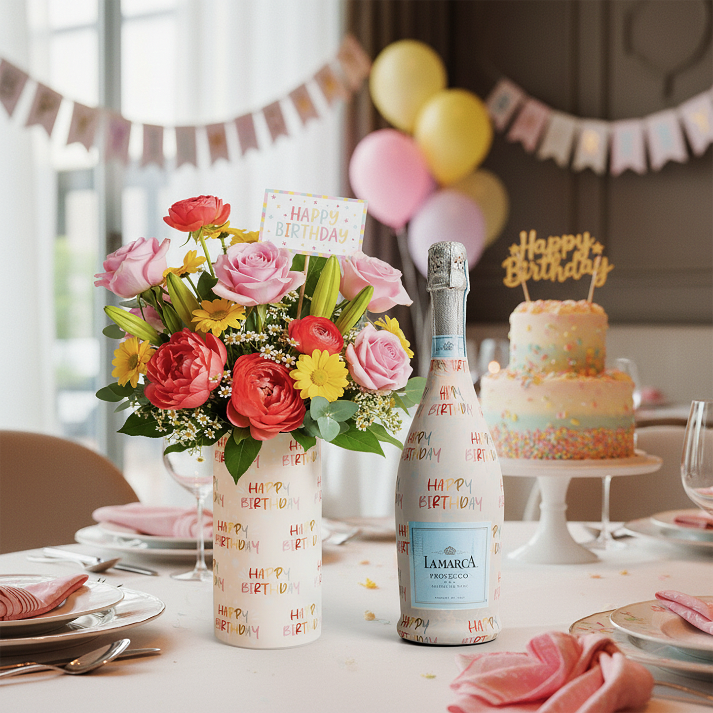 EVERVASE Wrap- Birthday in Pastels