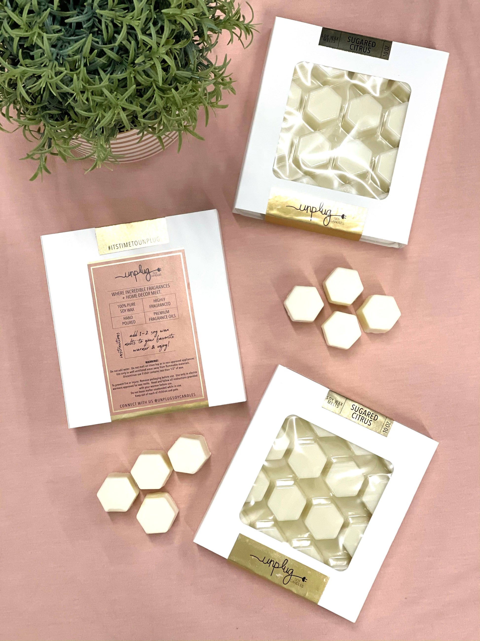 Soy Wax Melts 10 oz Unplug Soy Candles