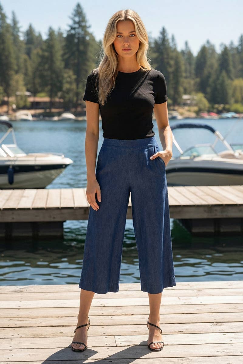 Tencel Culotte Pants