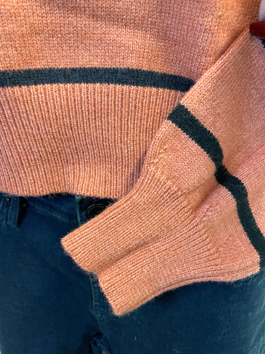 Crew Neck Stripe Sweater Dreamers by Debut