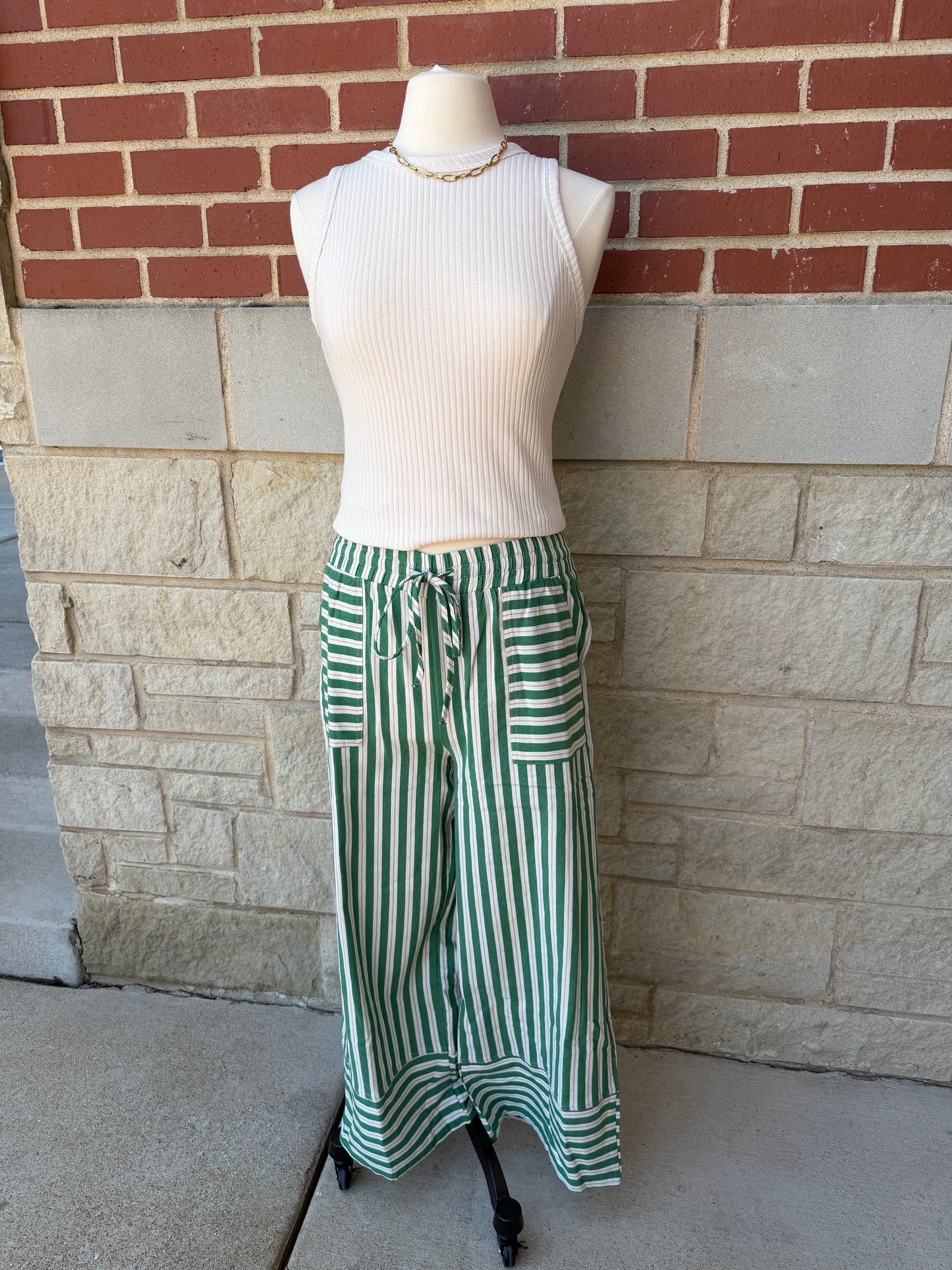 Ribbed Halter Tank