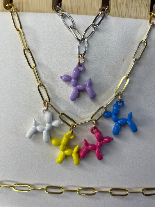 Large Enamel Balloon Dog Charm Hobby Lobby