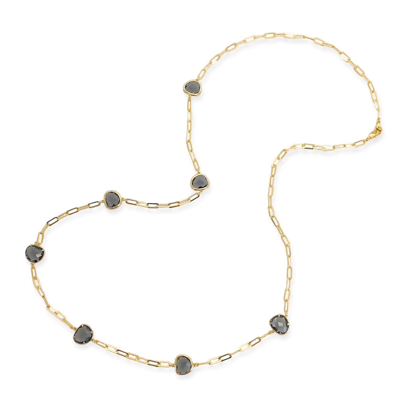 Paperclip Gem Necklace OMG Blings