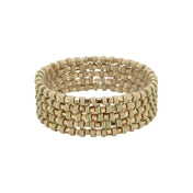 Square Bead & Clay Bracelet Set of 5 WHAT'S HOT