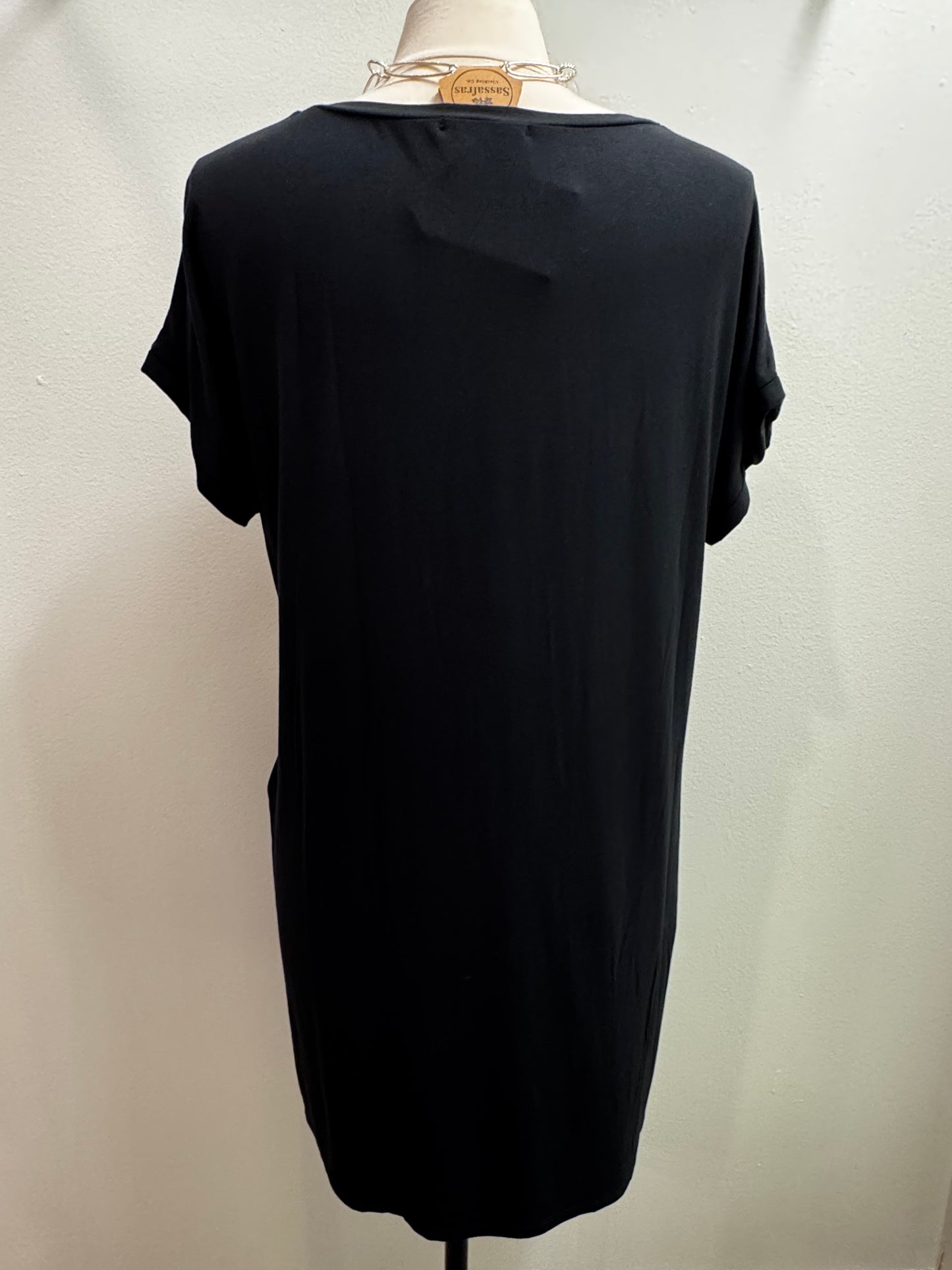 Fine Modal Round neck Drop Shoulder Dress