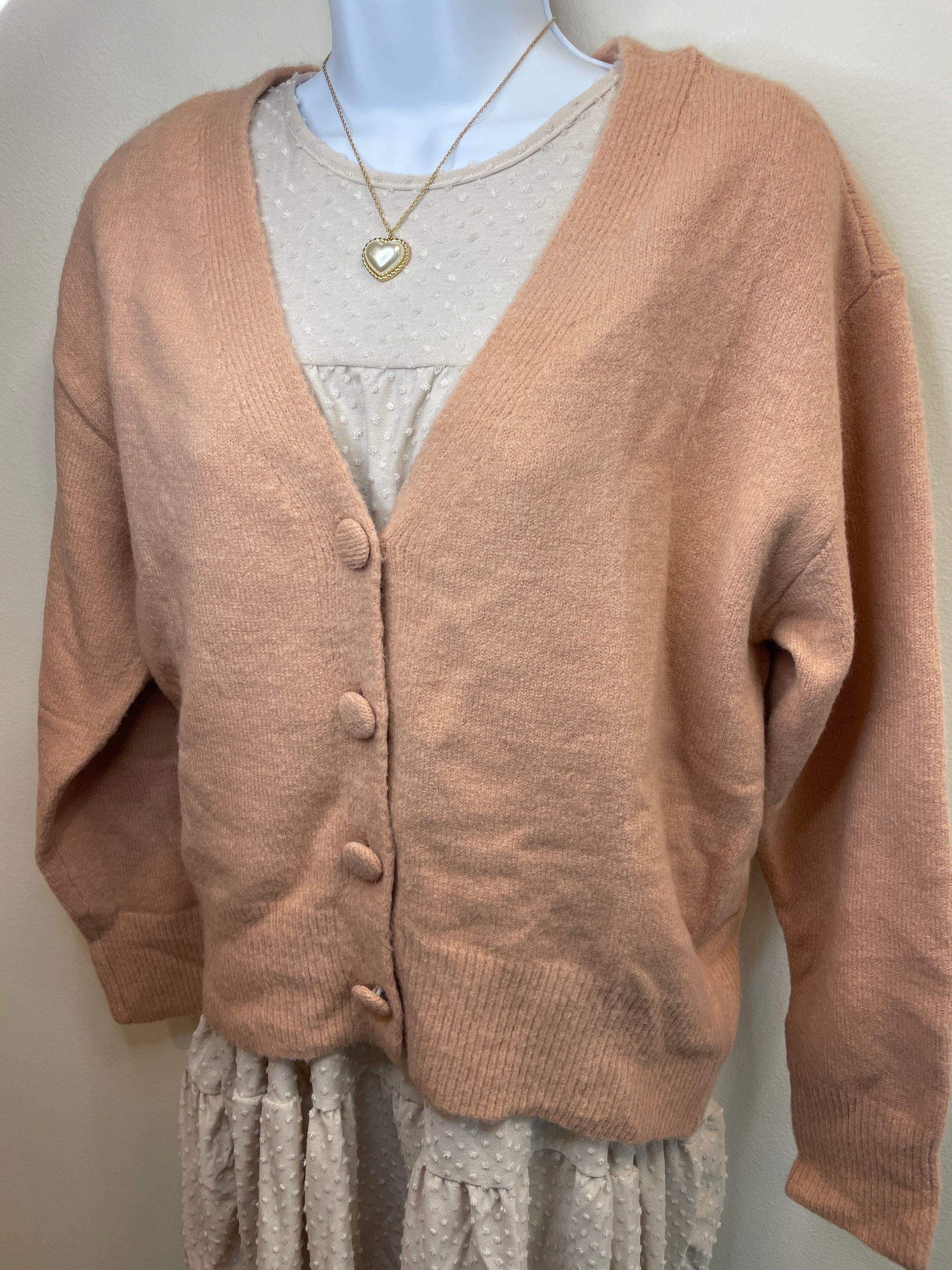 Cozy Button Front Cardigan Kori America