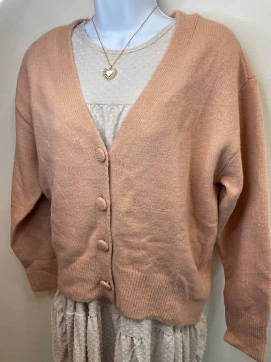Cozy Button Front Cardigan Kori America