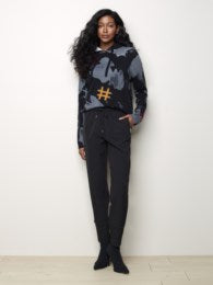 Light Woven Techno Pull-On Pant With Elastic & Drawstrings Waist Charlie B