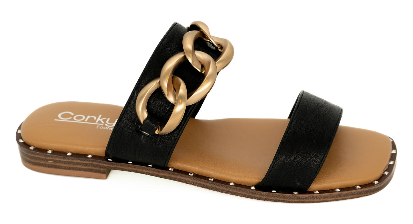 Catch Flights Not Feelings Sandals