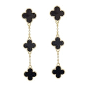 Three Clover Drop Earrings WHAT'S HOT