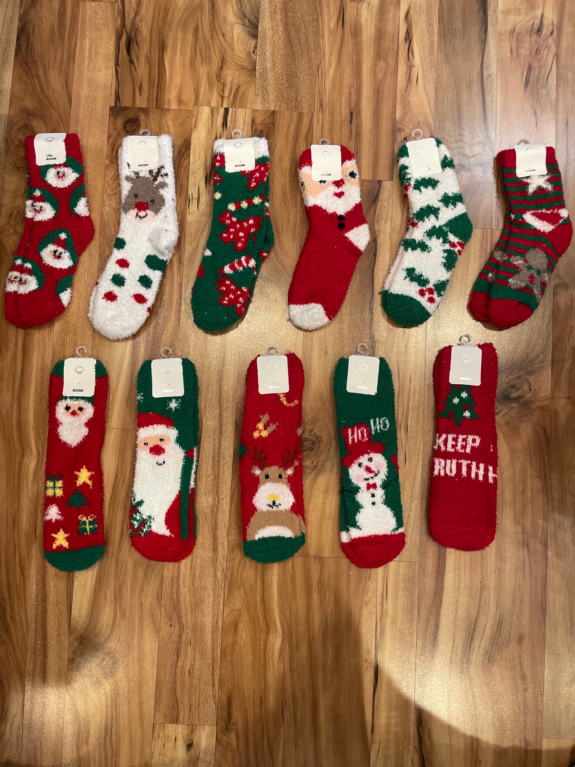 Christmas Fuzzy Socks Joia Accessories