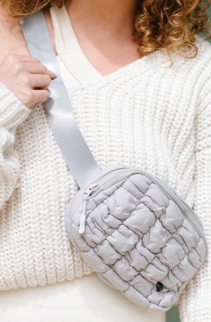 Atlas Puffer Belt Bag Modern + Chic