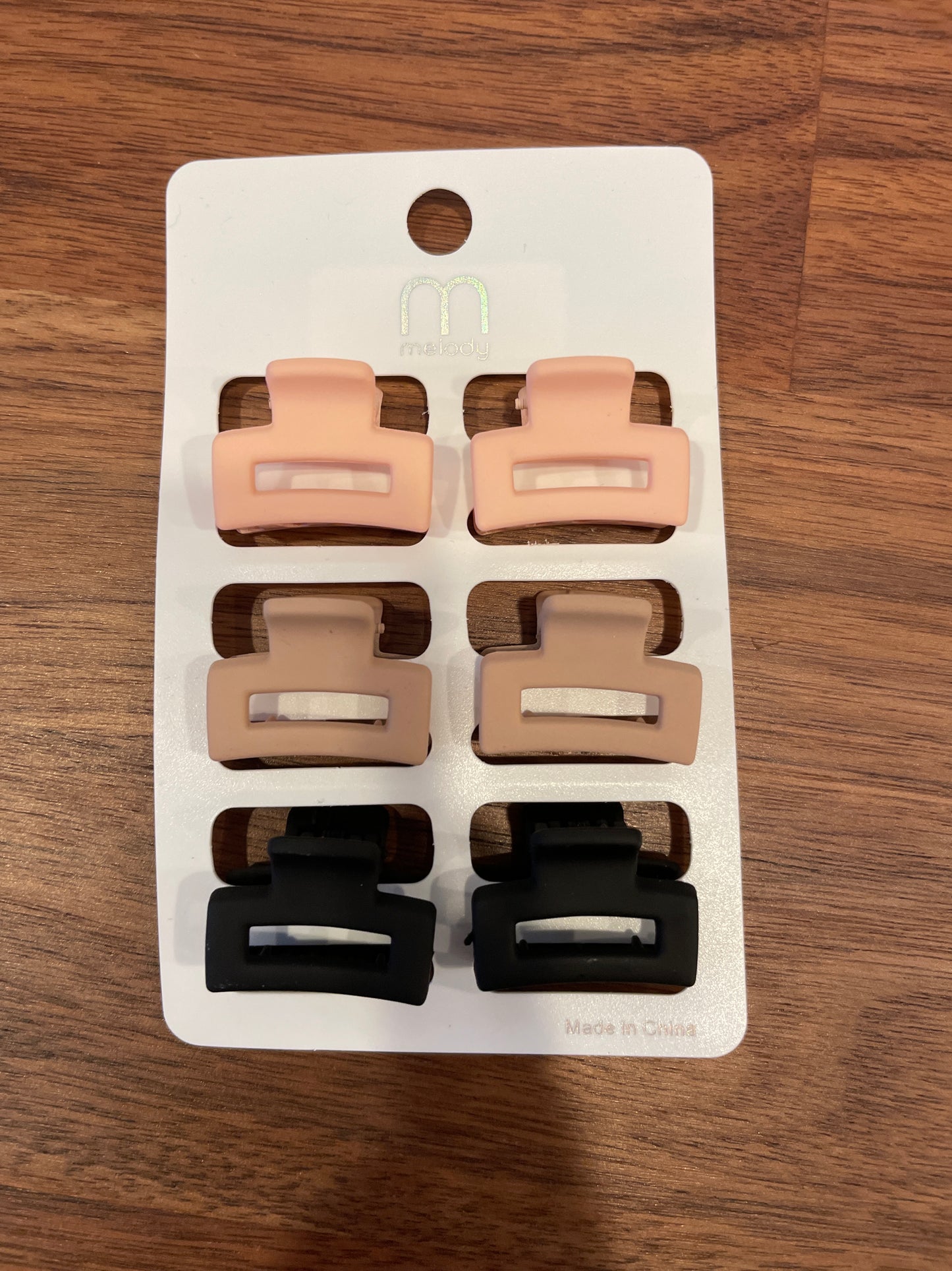 Muted Color Hair Clip