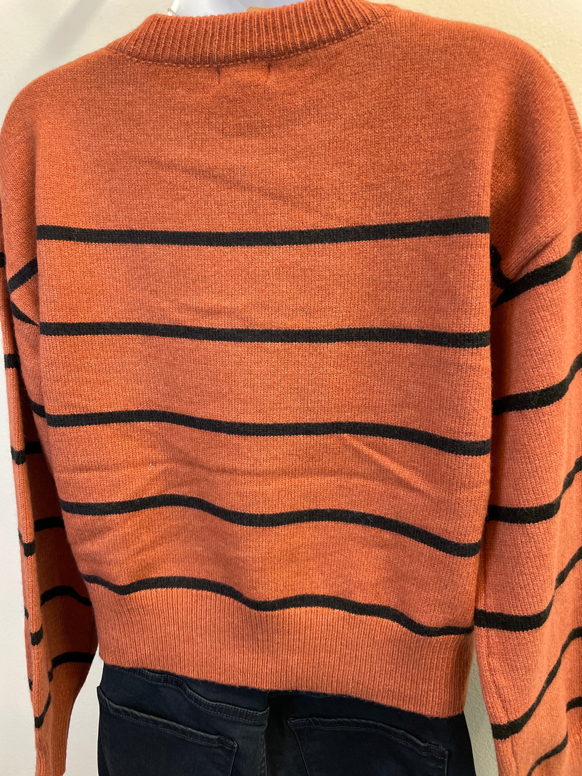 Crew Neck Stripe Sweater Dreamers by Debut