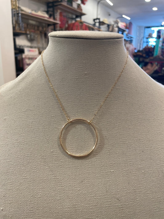 Ring Brass Necklace