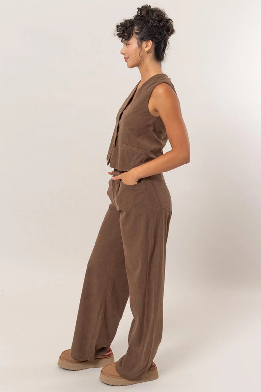 Corduroy Vest and Pants Set HYFVE