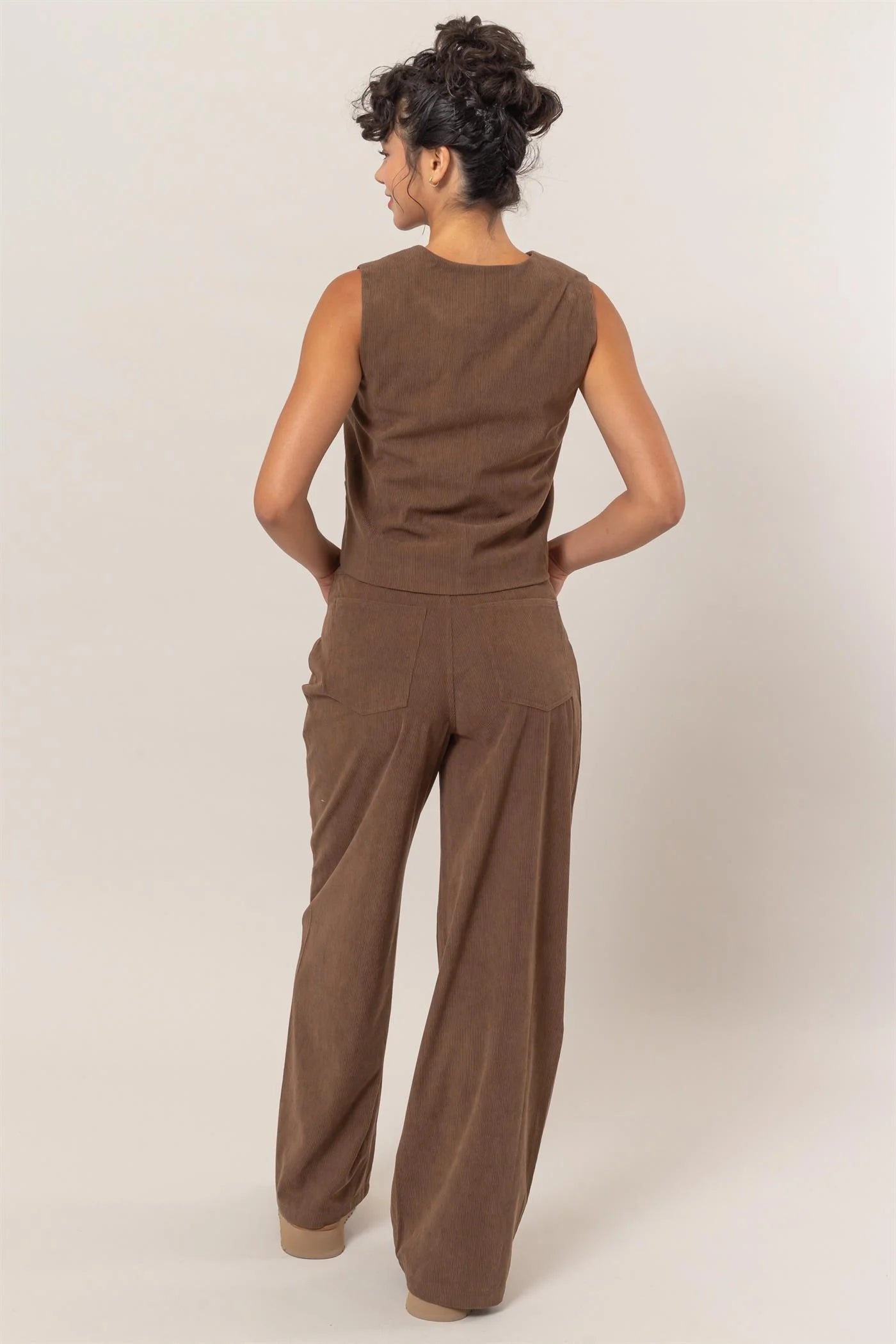 Corduroy Vest and Pants Set HYFVE