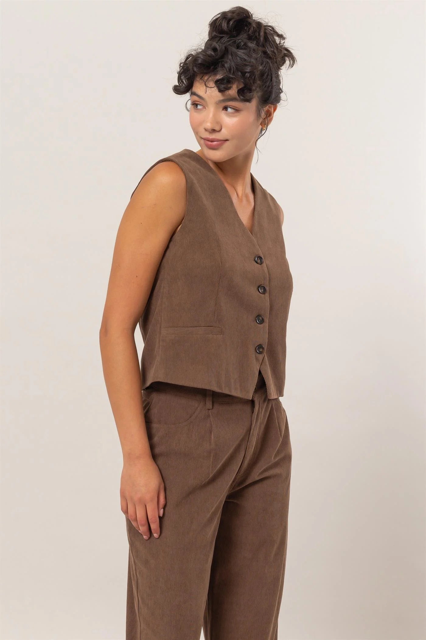 Corduroy Vest and Pants Set HYFVE