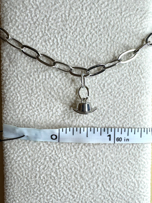 Medium Cowboy Hat Charm The Charm Bar Company