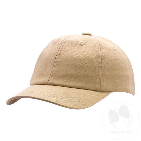Kids Cotton Twill Ball Cap WeeOnes