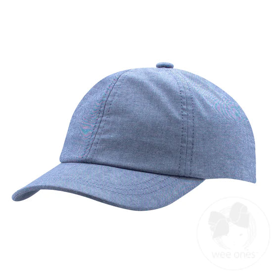 Kids Chambray Ball Cap WeeOnes