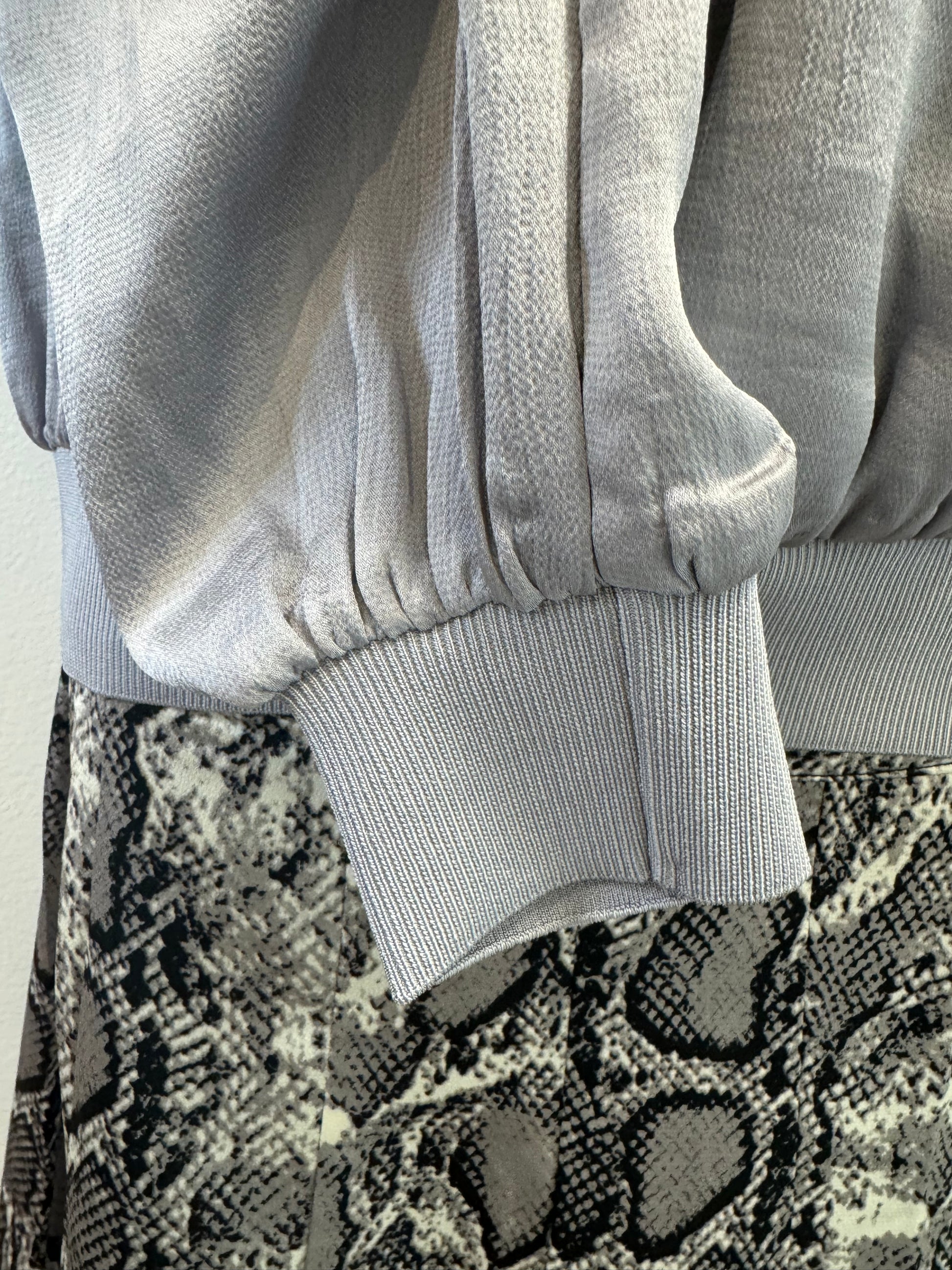 Long Sleeve Surplus Top with Ruffle Detail Current Air