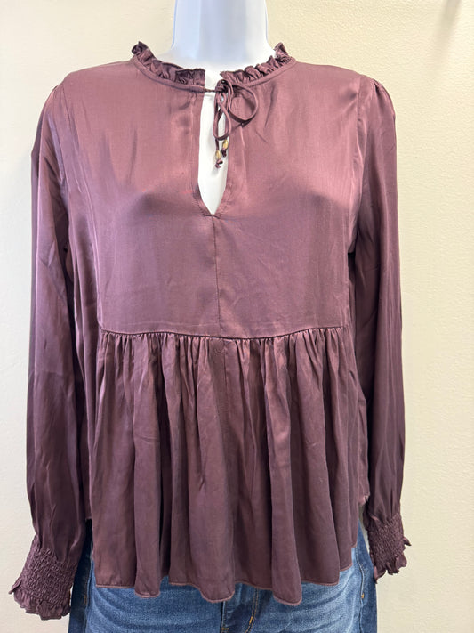 Jewel Midnight Plum Blouse Dear John