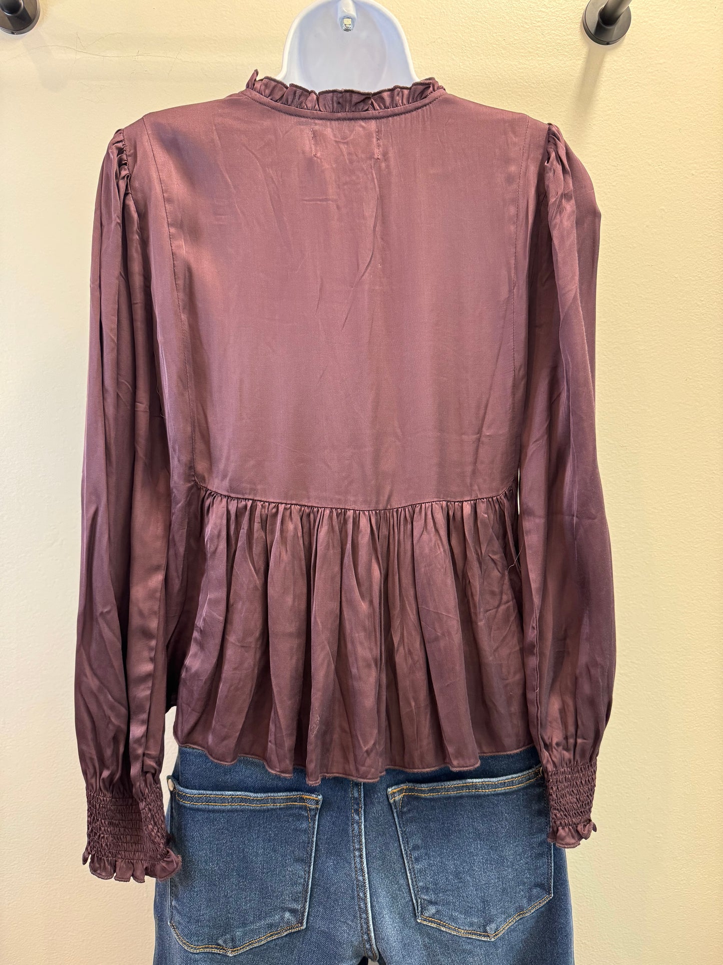 Jewel Midnight Plum Blouse Dear John